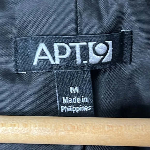 Apt. 9 Cropped Tweed Blazer Black, Grey and White - size Medium - Picture 10 of 14